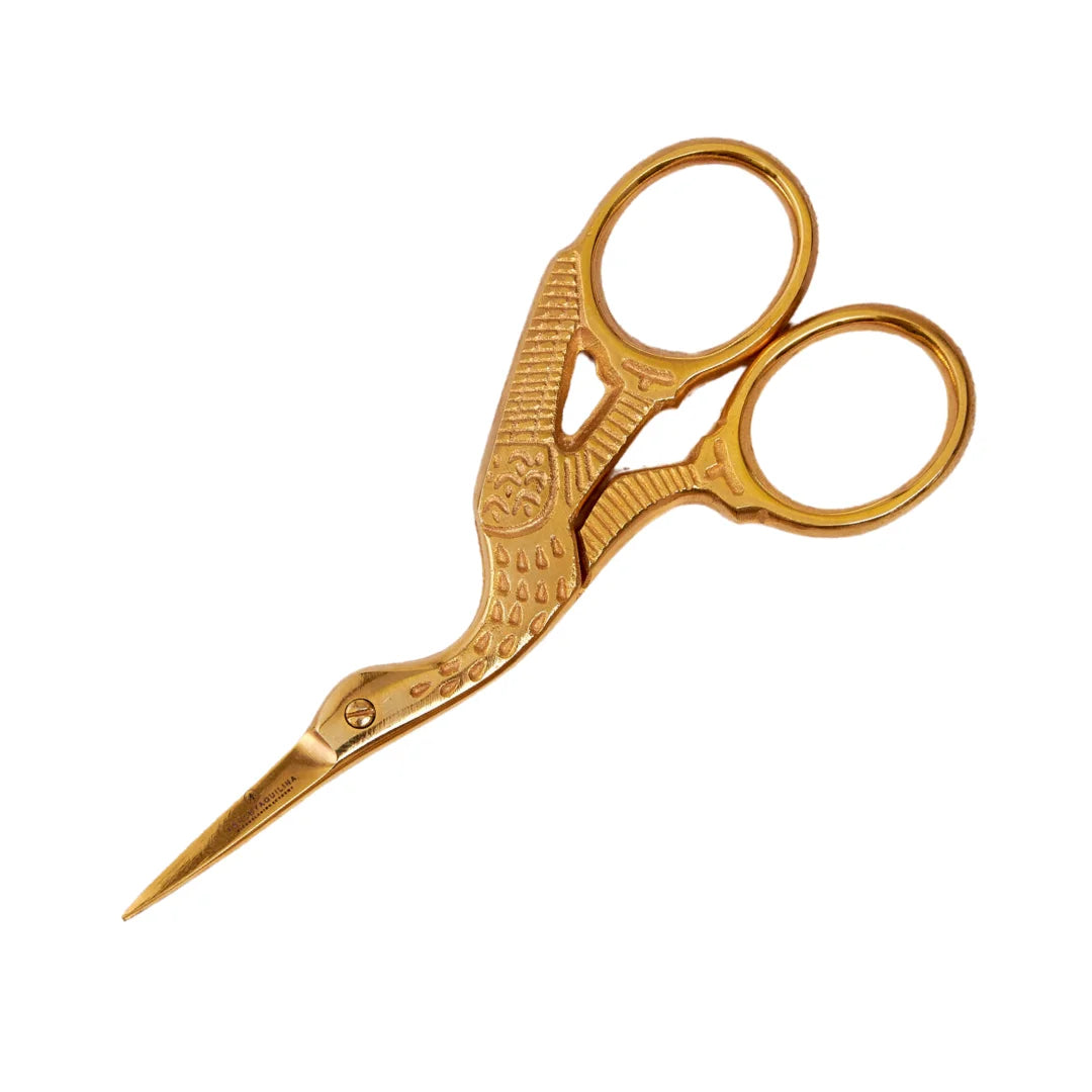 Luxury Gold Brow Shaping Scissors | Ashaquilina